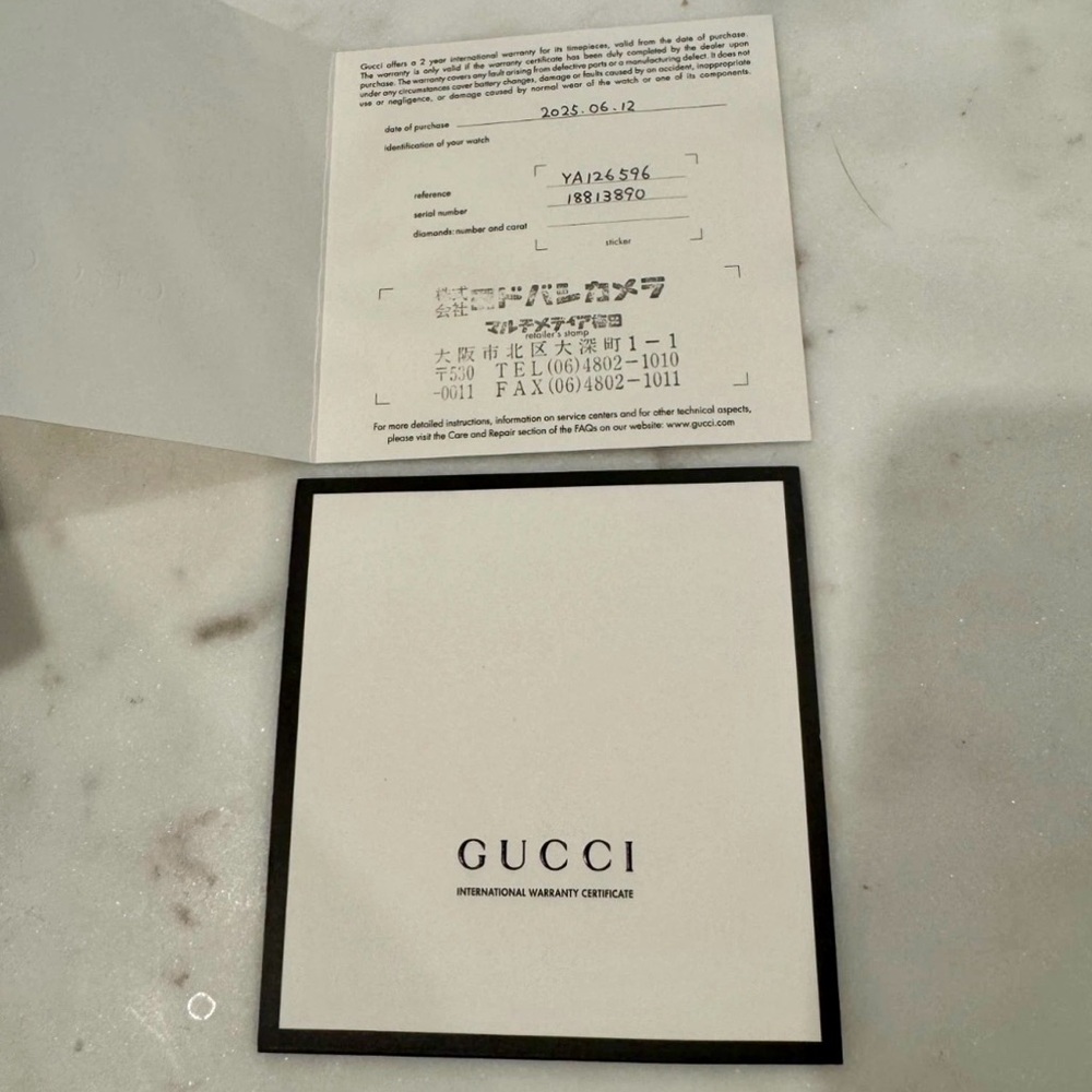 NWT Gucci G-timeless YA126596 Two tone Women's watch 27mm with box & papers! - Picture 6 of 7